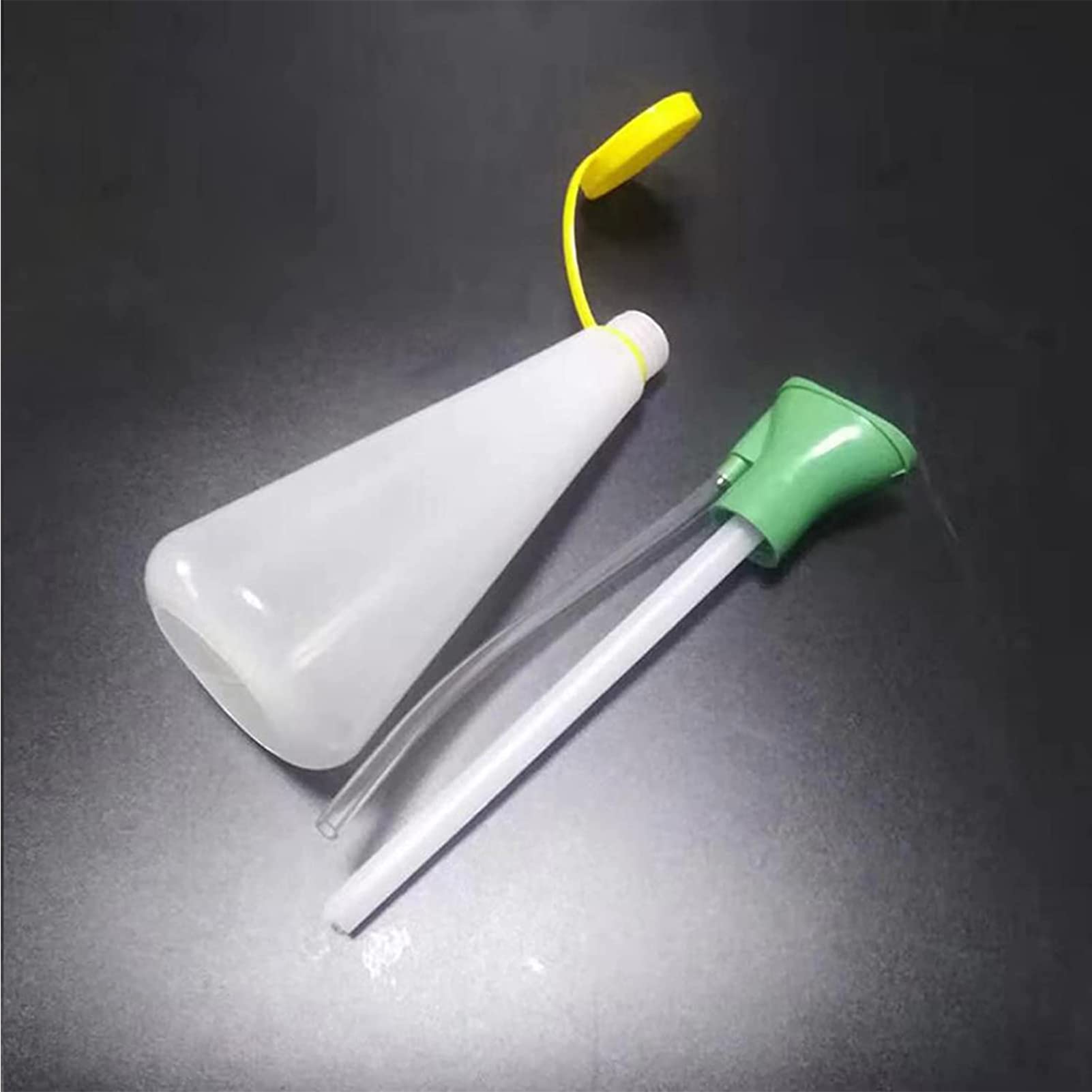 Estación lavaojos portátil, Kit lavaojos de Emergencia, Botella vacía Doble de 500 ml, Estaciones lavaojos de Emergencia (Blanco)