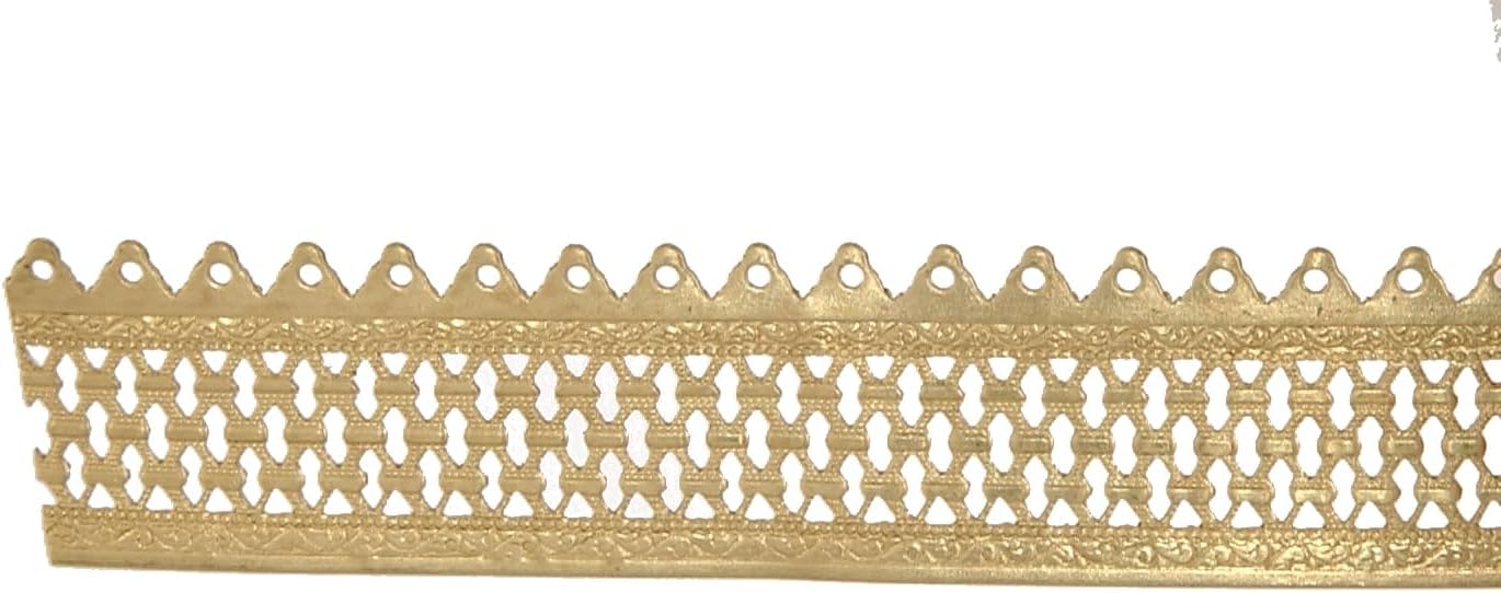B&P Lamp® 7/8" Open Or Pierced Brass Banding, Per Foot