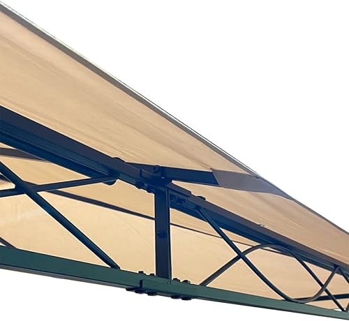 Miniatura 7 de Garden Winds Cubierta superior de repuesto compatible con el cenador FDW de 10 x 10 pulgadas, color beige Riplock 350