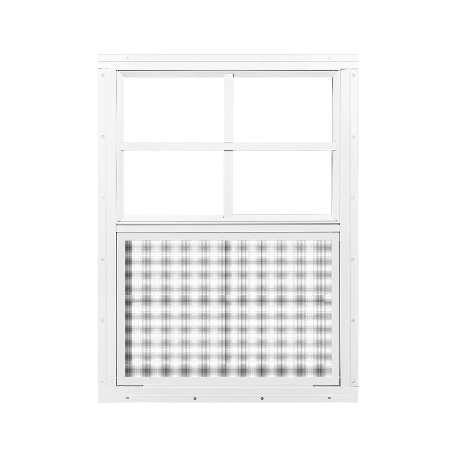 1 Pack Shed Window, Chicken Coop Window, 18 x 23 Inch White