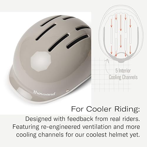 Miniatura 40 de Thousand Heritage 2.0 - Casco de bicicleta para adultos; el casco de ciclismo retro de perfil bajo original certificado de seguridad para bicicleta