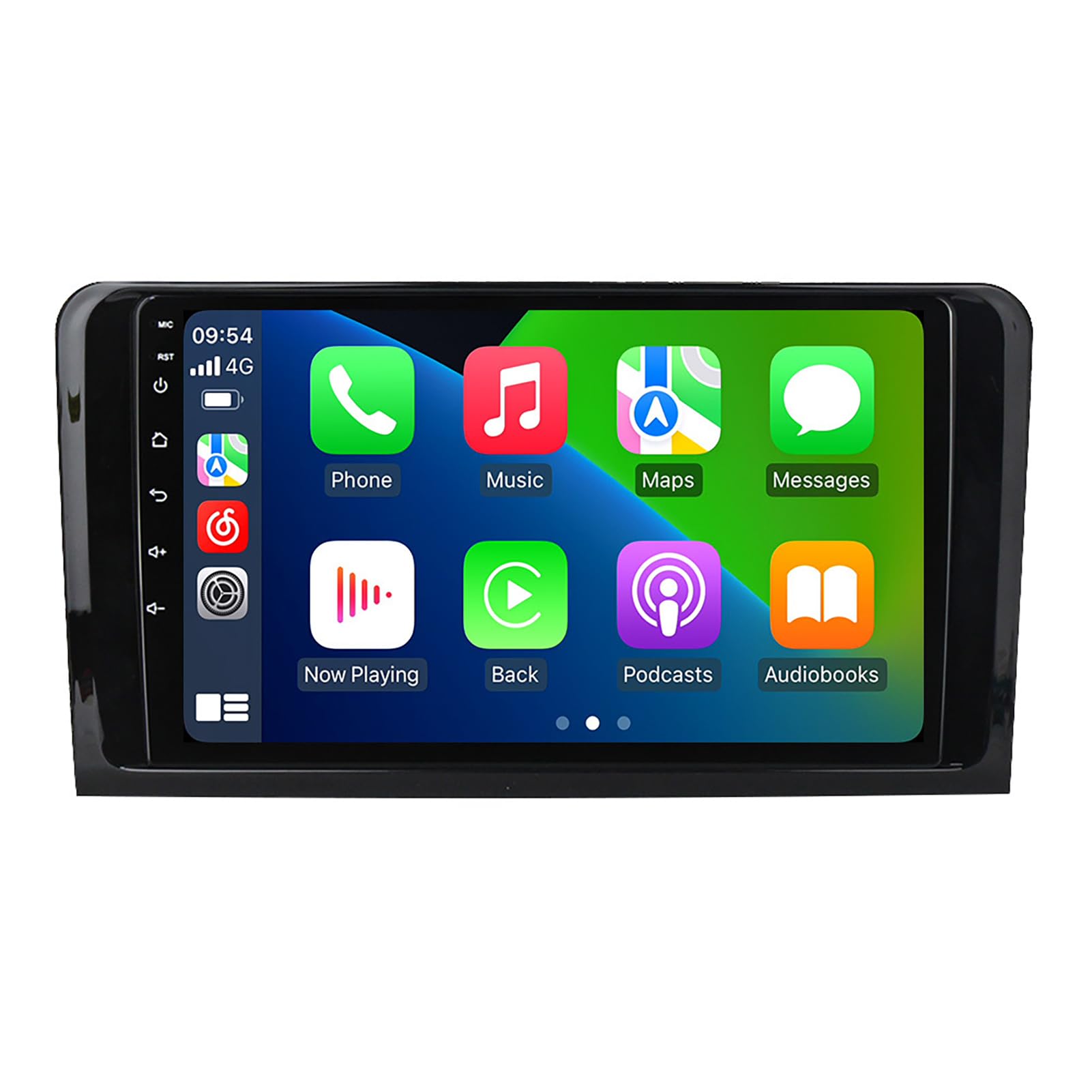 Navegación audio GPS coche Android 14 de 9 pulgadas para Benz M-Class GL-Class 2005-2009 SWC 1