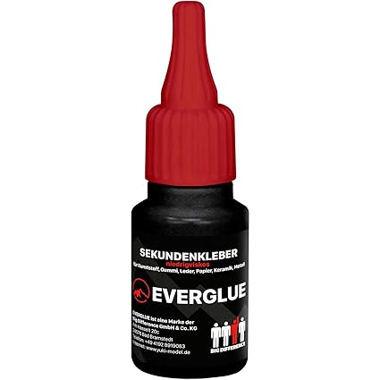 EVERGLUE Sekundenkleber dünnflüssig für präzises Kleben und schnelle ...