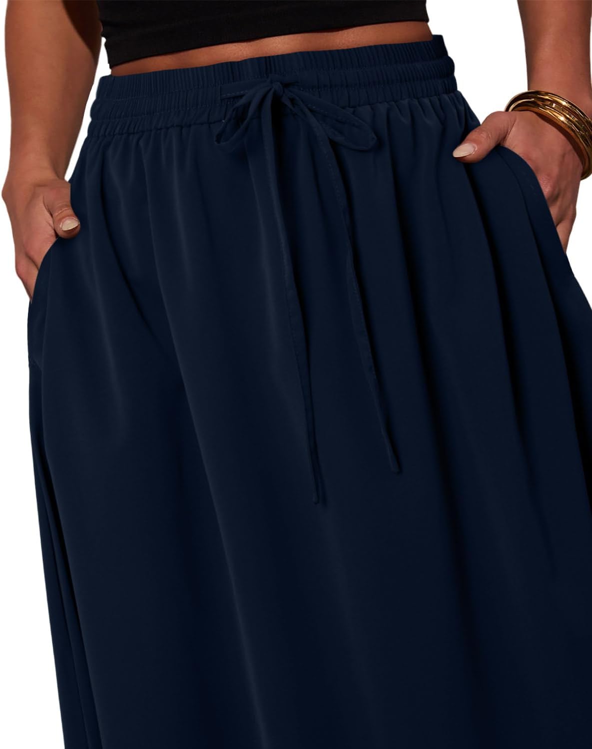 Magritta Women's Print Midi Skirt with Pocket Elastic High Waist 2026 Trendy A-Line Bohe Leopardr Swing Skirts for Women - Image 3