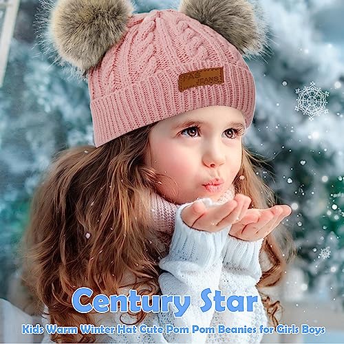 Image of Century Star Kid's Soft Slouchy Beanie Hat Toddlers Winter Cute Cuff Baggy Hip-hop Hat Boys Girls Youth Knit Skull Cap