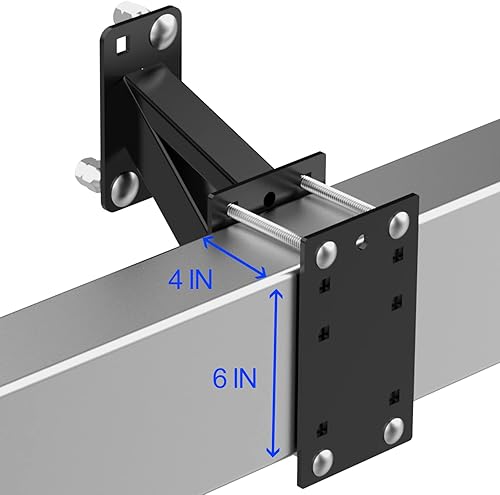 Miniatura 5 de Soporte de neumático de repuesto para remolque, portador de neumáticos de repuesto para caravana, soporte de neumático de repuesto para remolque de