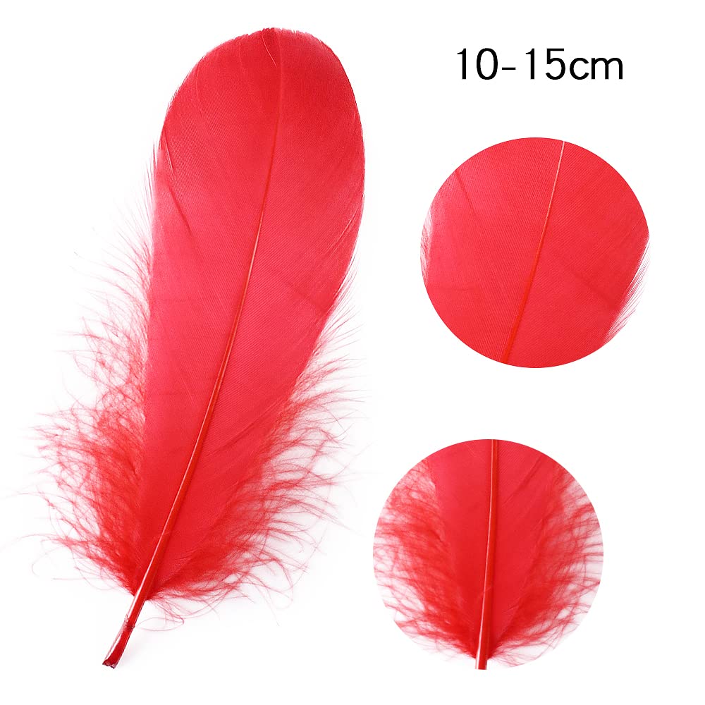 Fearafts Large Goose Swan Feathers Value Pack, DIY for Kids' Arts and Crafts, Projects - Image 4