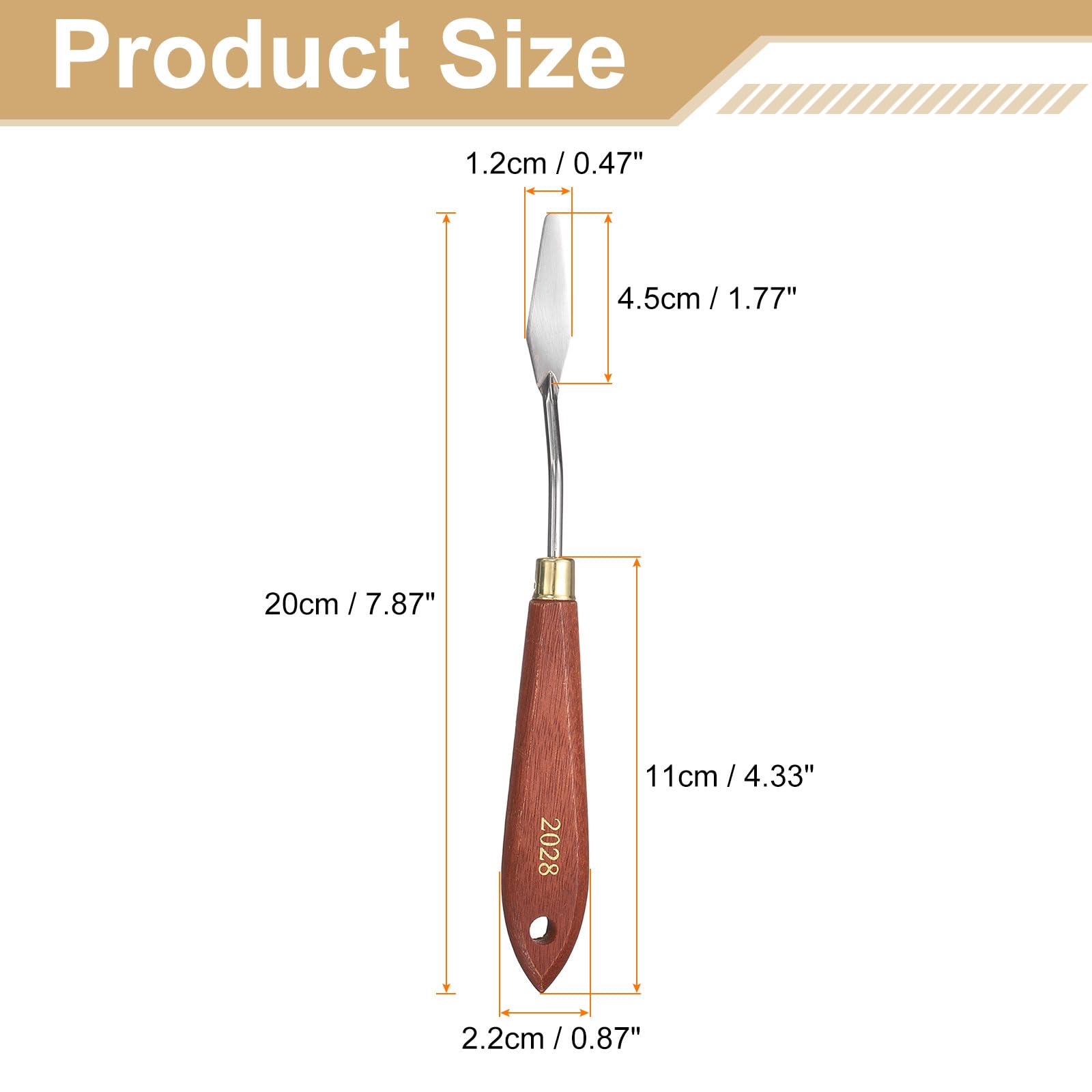 HARFINGTON Palette Knife Painting Tool 1.77