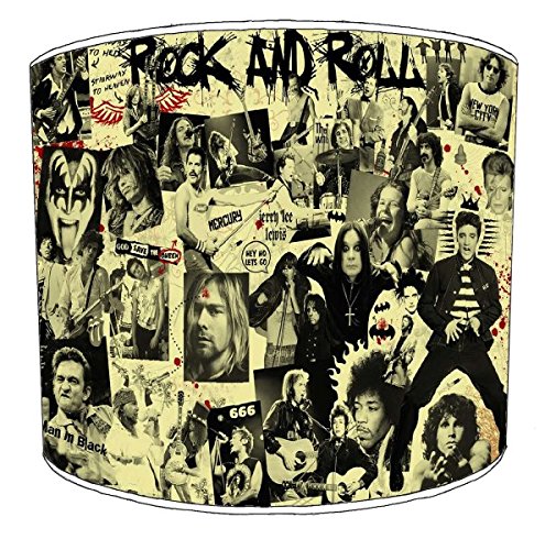 Collage of Rock and Roll Legends Lampshade for A Table Lamp in 3 Sizes - Free Personalisation
