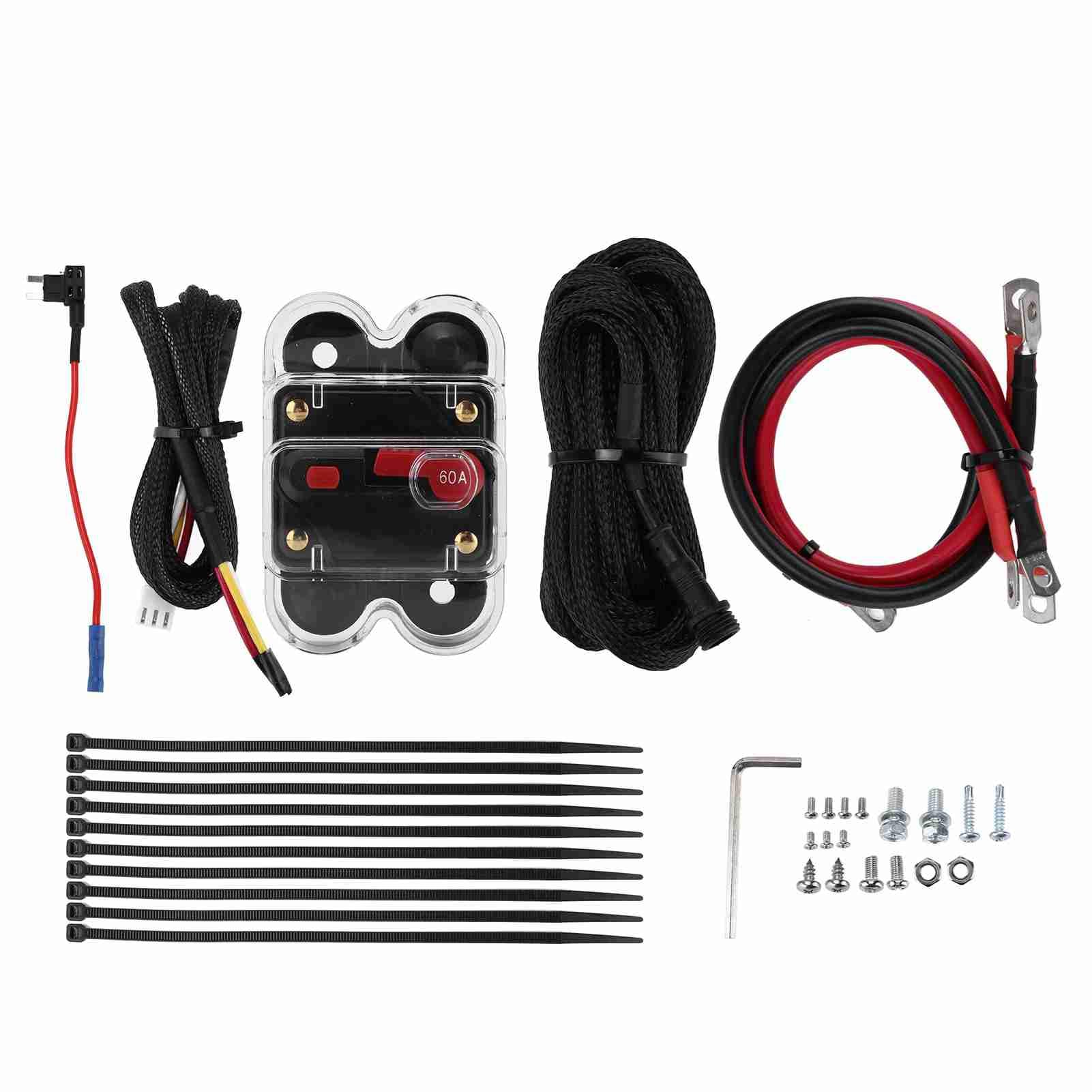 KIMISS Automatyczny ściemnialny Panel Przełączników 8-krotnych ze skrzynką Bezpieczników do łodzi Ciężarowych Off Road Powersport — Sterowanie Chwilowe RGB z Przełącznikiem — Wielofunkcyjne