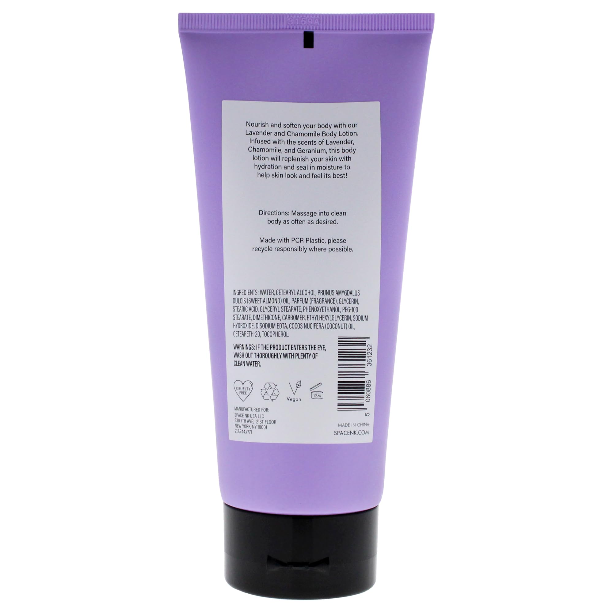 Beauty Space Body Lotion - Lavender and Chamomile by SpaceNK for Unisex - 6.76 oz Body Lotion, Cranberry, 202.8 ml (Pack of 1) - Image 2