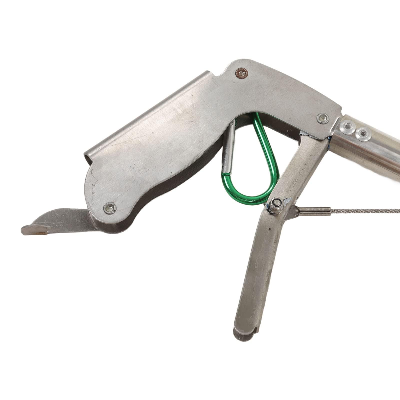 Pinza per Serpenti, Rettile in Acciaio Inossidabile Bastone Pieghevole Autobloccante Forte Strumento di Manipolazione del Serpente Catcher Sicuro per Allevatori di Serpenti