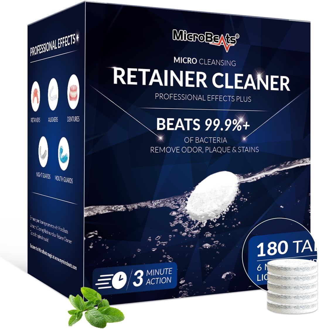 MicroBeats Retainer Cleanser Tablets Invisalign Cleaner