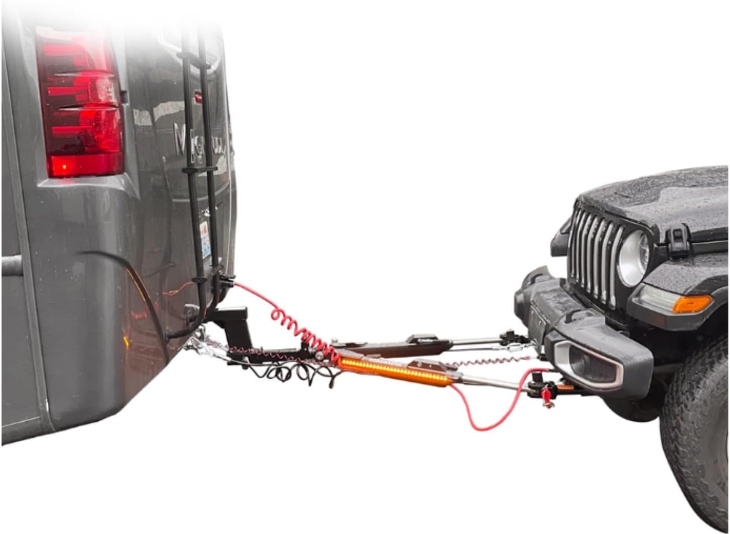 Roadmaster Nighthawk Tow Bar and Baseplate Combo with Universal Economy Wiring Kit fits 2021 2024 Bronco with Plastic Bumper | Illuminates RV Lights | Includes TrendsAuto Decal - Image 6