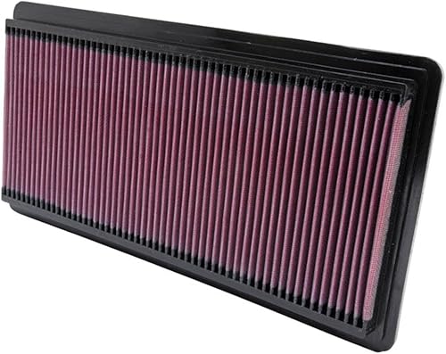 K&N Filtro de aire de motor de por vida original de alto flujo: Aumento de potencia: Premium, Lavable: Compatible con Chevrolet/GMC 1996-2004: