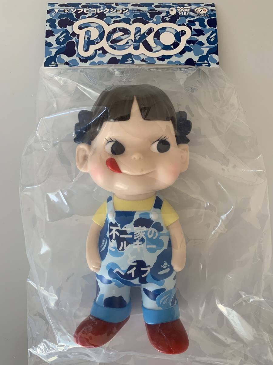BAPE x FUJIYA (不二家) ABC CAMO PEKO ソフビ BAPE®︎ × FUJIYA ペコちゃん × BE@RBRICK | 株式会社