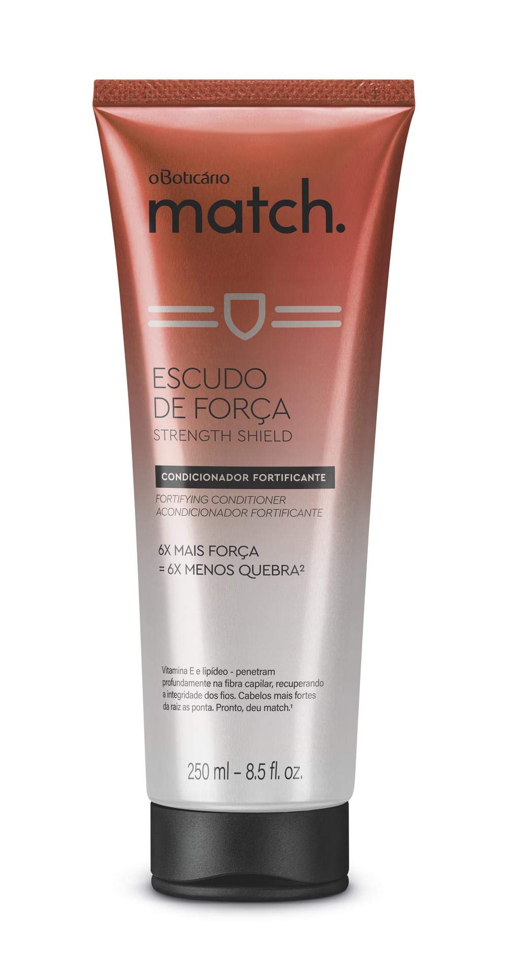 O Boticario Match Strength Shield Conditioner, 250 ml