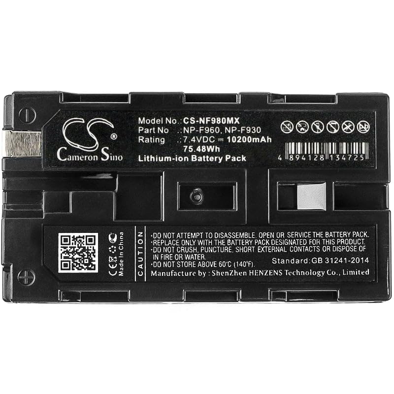 Batteria di ricambio per Sony CCD-TRV62, CCD-TRV63, CCD-TRV65, CCD-TRV66, CCD-TRV66K, CCD-TRV67, CCD-TRV67E, codice articolo: NP-F930, NP-F930/B, NP-F950, NP-F950/B, NP-F960