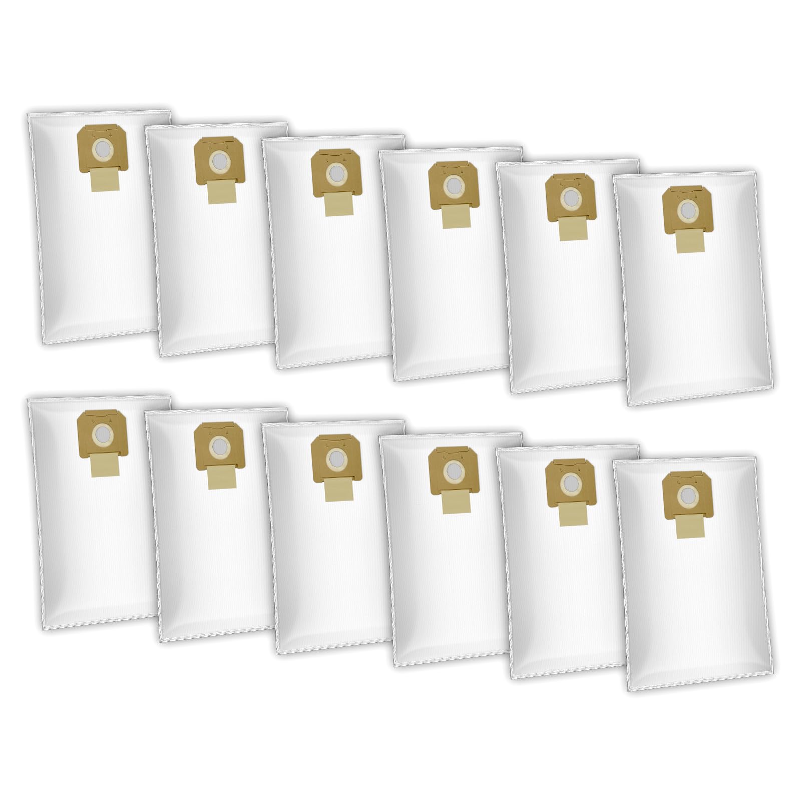 Lot de 12 sacs d'aspirateur de rechange GAS 35 L AFC compatibles avec Bosch GAS 35 L AFC/L SFC+/ M AFC Professional