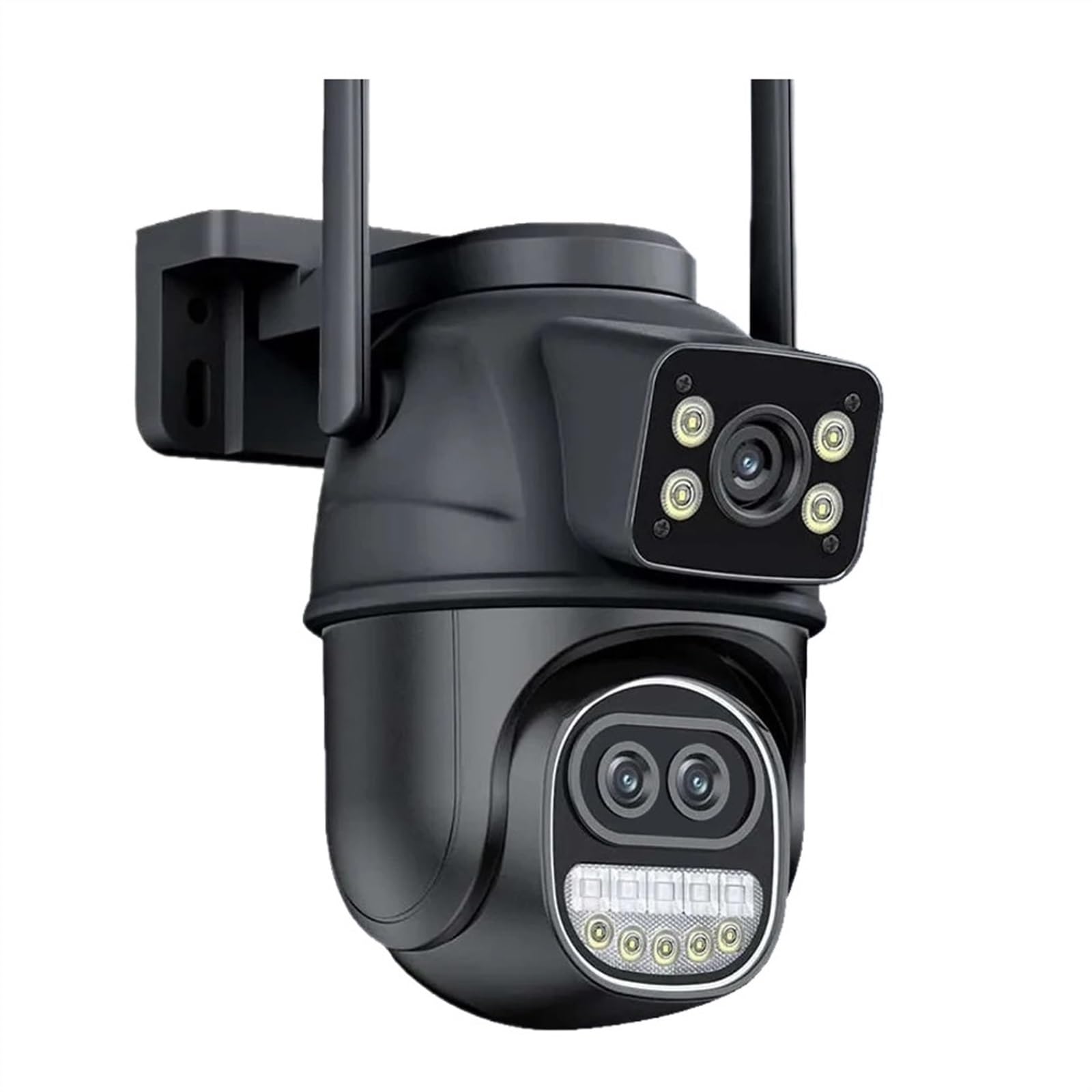Kamera bezpieczeństwa zewnętrzna, Kamera Wi-Fi 6MP na zewnątrz 12MP 8X Zoom trzy obiektywy podwójne ekrany kamera wideo CCTV automatyczne śledzenie ochrona bezpieczeństwa nadzór Kamera bezpieczeństwa