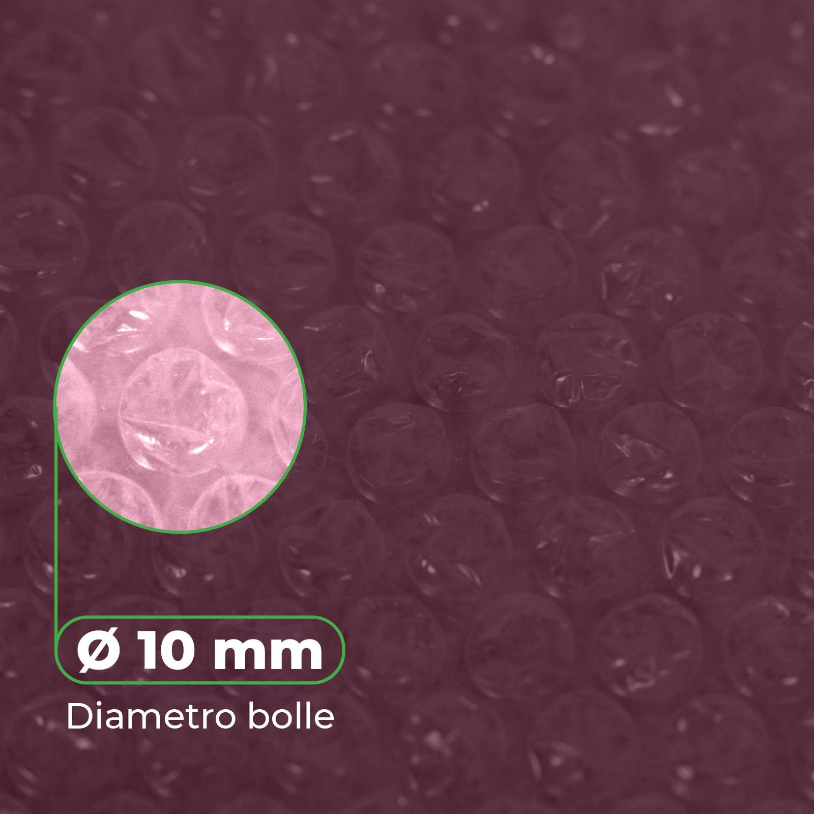 ImballaggiPer Rotolo Pluriball Antistatico 50cm x 190mt 90gr/mq, Bobina per Imballaggio di Materiale Elettronico