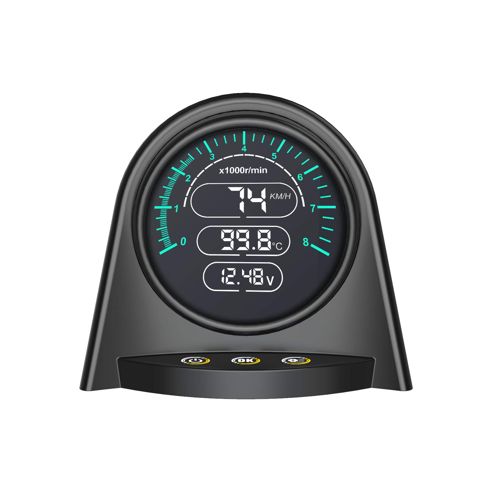 AUTOOL X70 OBD Car Hud Speedometer Automotive Head Up Display Smart Digital Meter & Alarm Fault