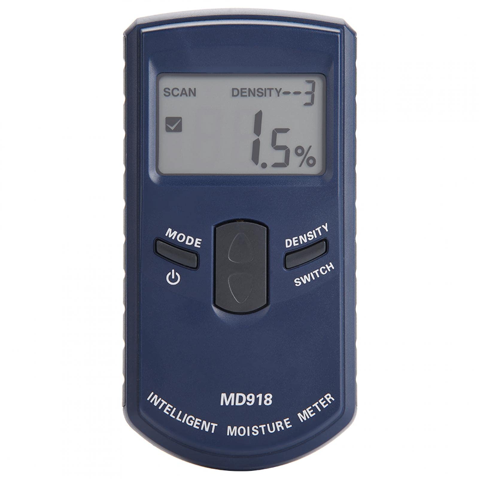 MD918 cyfrowy LCD indukcyjny miernik wilgotności drewna, miernik wilgotności drewna, tester wilgotności drewna, 4% ~ 80% RH do testowania wilgotności drewna i materiałów budowlanych