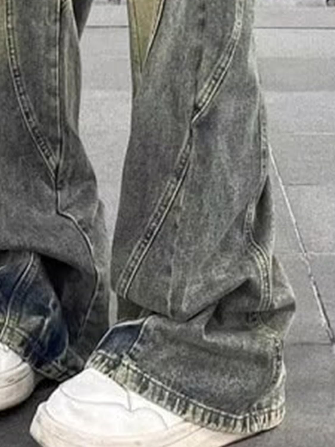 [lsjdln] ジーンズ デニムパンツ ストレッチ ストレート ブーツカットジーパン メンズ カジュアル アメカジ ズボン 細身