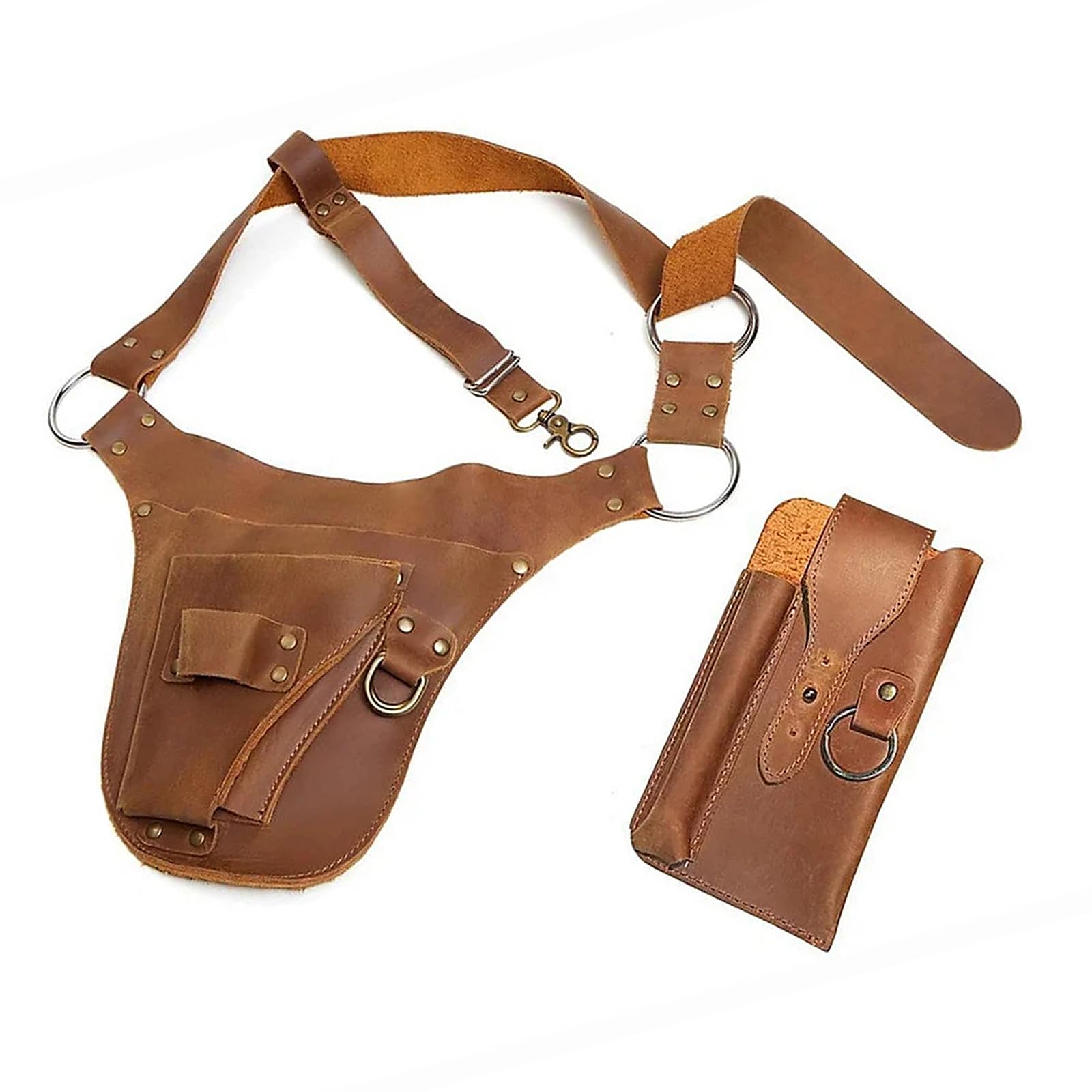 Kaeltsyn Big And Small Bags Tool Belt Pouches/Work Apron For Carpenters And Builders, Reinforced Constructions, Multifunction Belt For Electrician Waist Tool Bag