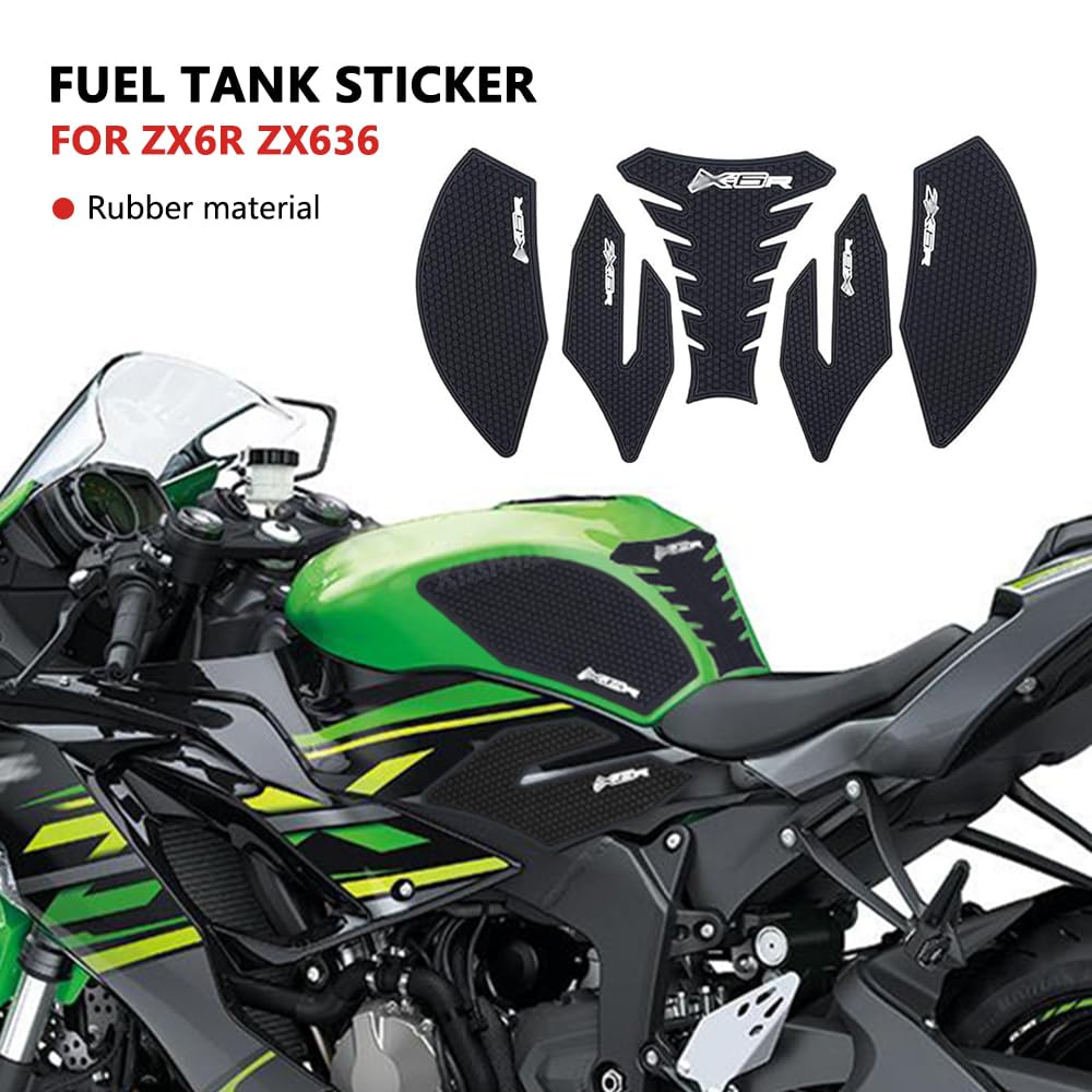 Para Ninja ZX6R ZX 6R ZX-6R 2029-2023 3D lado calcomanías