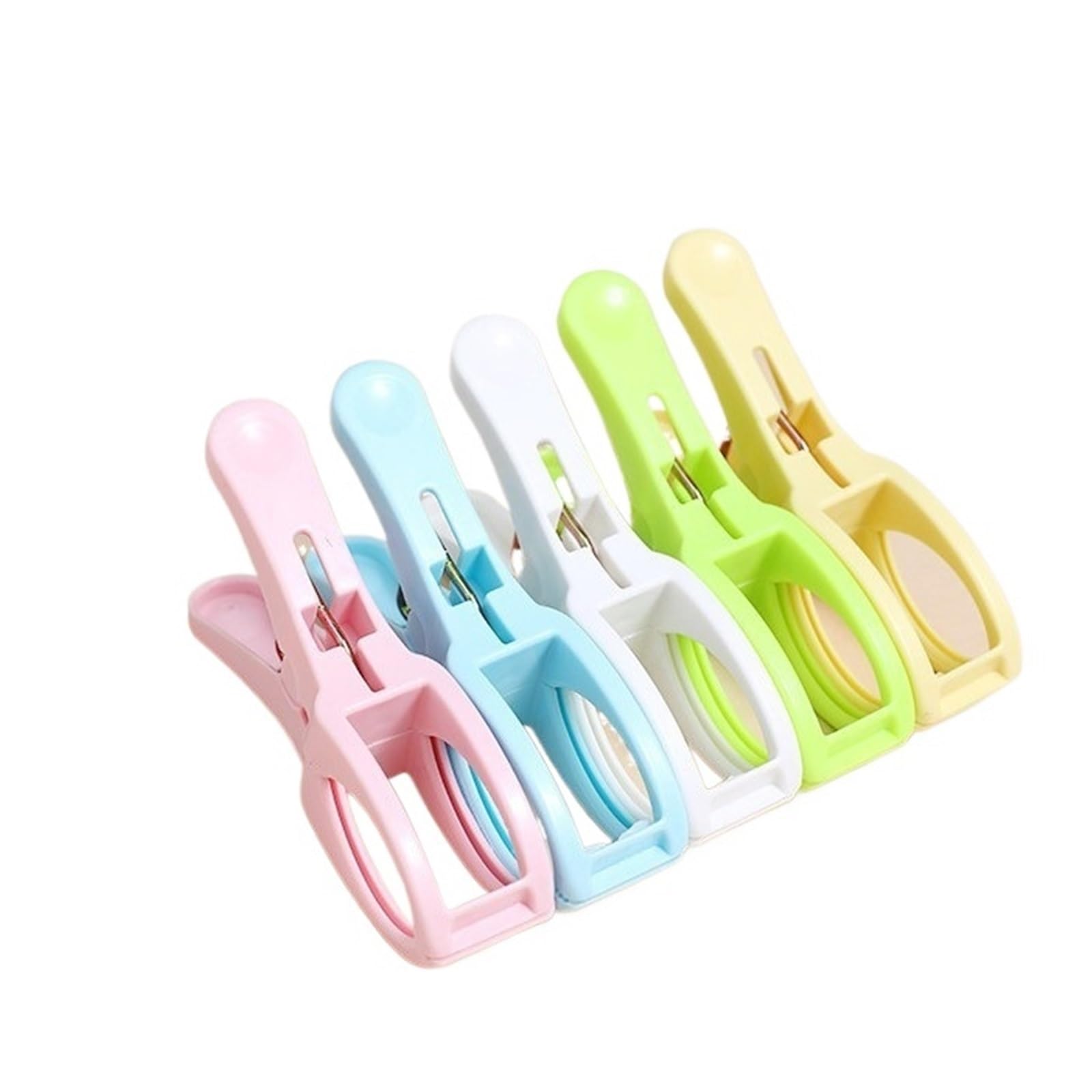 Missffcat 20PCS Non-Slip Quilt Clips - Durable Windproof Clothespins for Quilting and Crafting(Yellow)