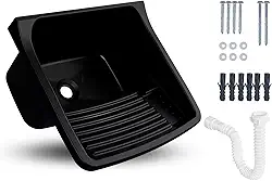 Tanque Plástico Com Sifão Universal Lavanderia 24 Litros