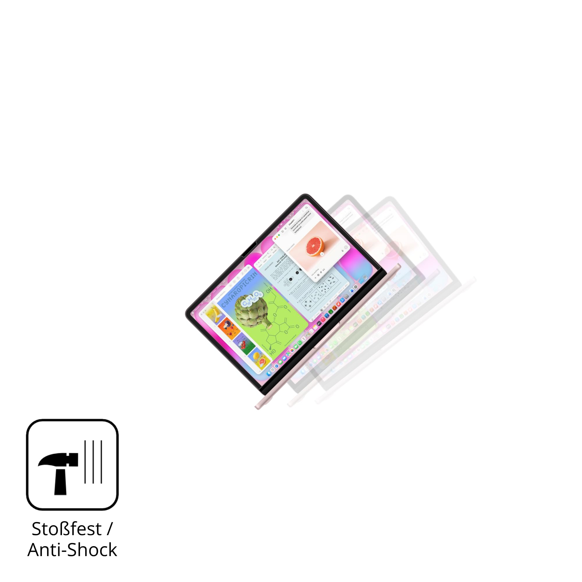 dipos 2x Pellicola Protettiva 9H opaca per Apple MacBook Neo 13 Zoll 2026 | Antiriflesso, non si rompe e non si scheggia, non è vero vetro, Anti-Shock, antigraffio, senza bolle, autoadesiva