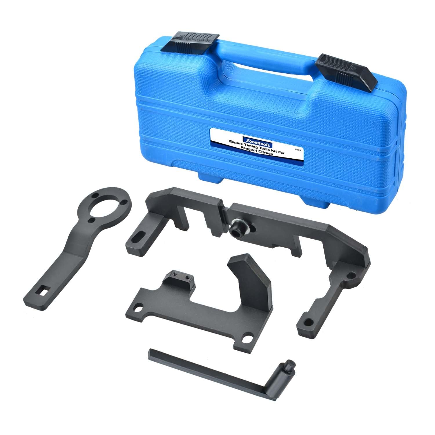 Timing Tool Kit, Engine Adjustment Tool Set 4 Pcs, Compatible with Peugeot 1.0 VTi 1.2 VTi PSA Peugeot 108 208 308 2012-15 3 Cylinder & More