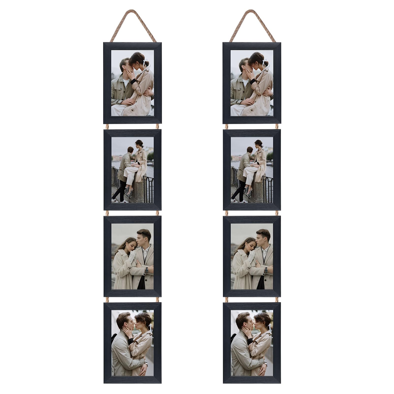Amazon.com - Lavezee 4x6 Black Hanging Collage Picture Frames Set