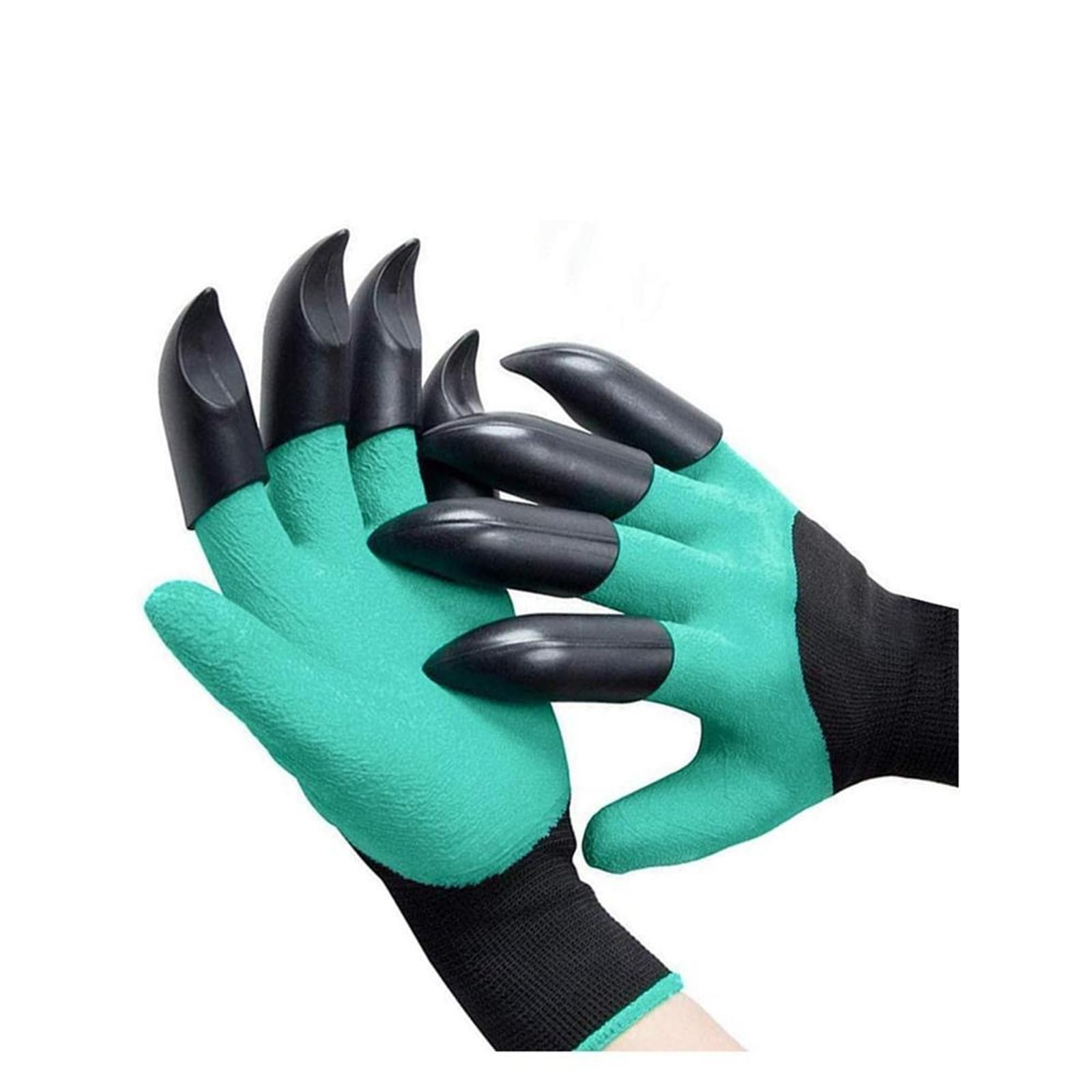 Compatible con guantes de jardinería con garras, guantes protectores de látex impermeables y transpirables for excavar, plantar y usar antideslizantes(8 CLaws)
