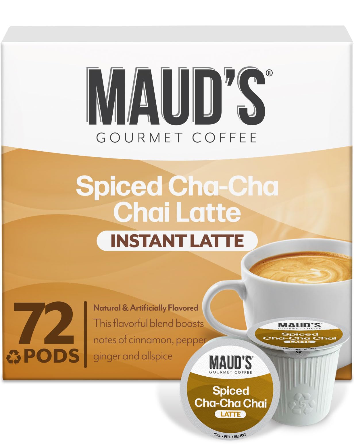 Maud's Cha Cha Chai especiado - 72ct
