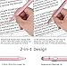 KECOW Stylus Digital Pen for Touch Screens, 1.45mm Fine Elastic Tip Rechargeable Pencil Compatible for iPad iPhone Samsung Phone &Tablets,iOS&Android for Drawing&Writing Capacitive Pen (Rose Gold)