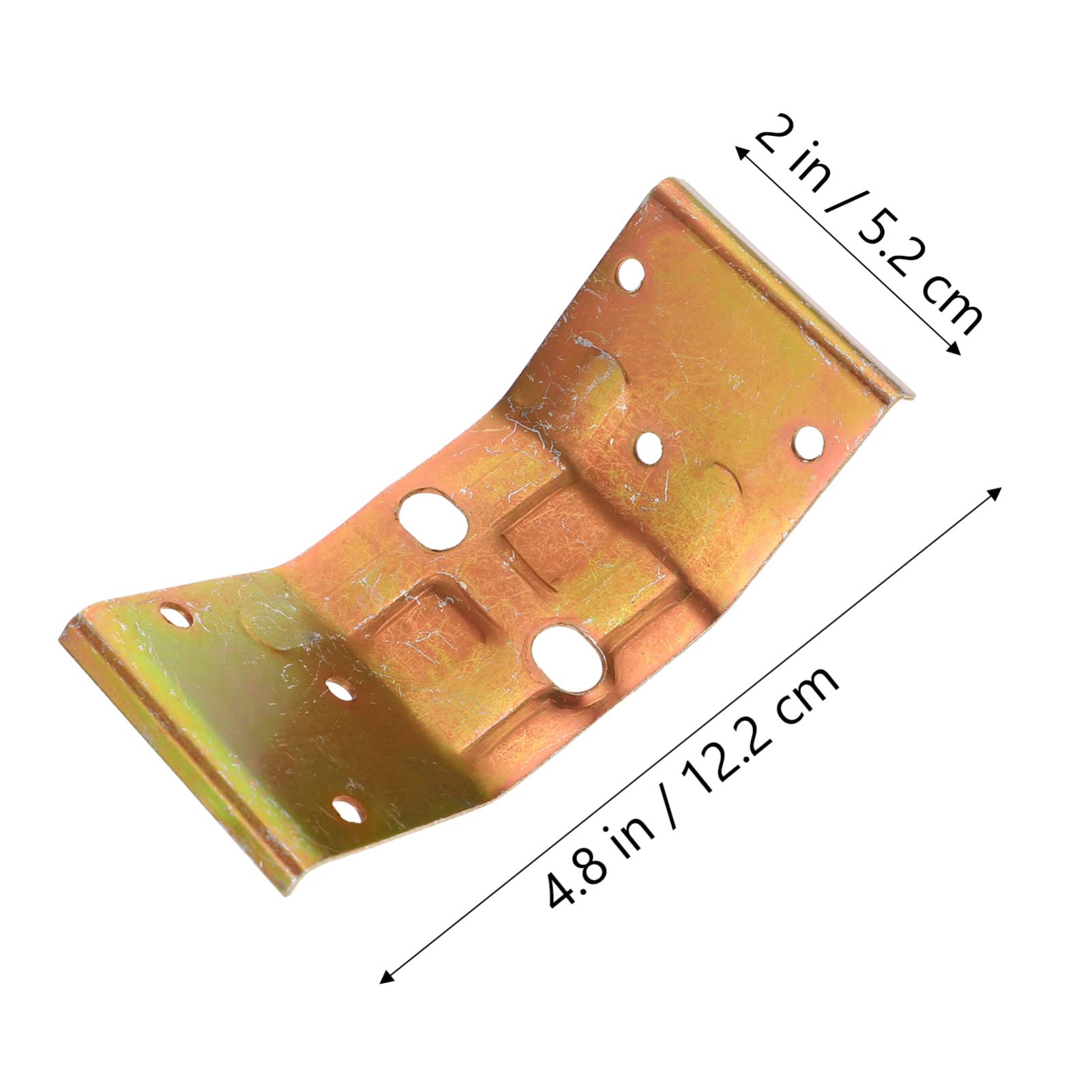 KICHOUSE 10pcs Heavy Duty Corner Bracket Sturdy Iron Corner Brace for Connecting Mending Plate