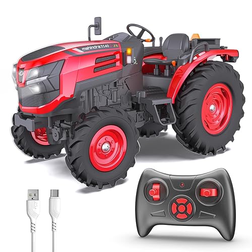 Mahindra OJA RC Tractor Toy for Kids | Remote Controlled Truck | Type-C USB Rechargeable | Originally Licensed Model Vehicle | Gift for Boys & Girls 3+ Years