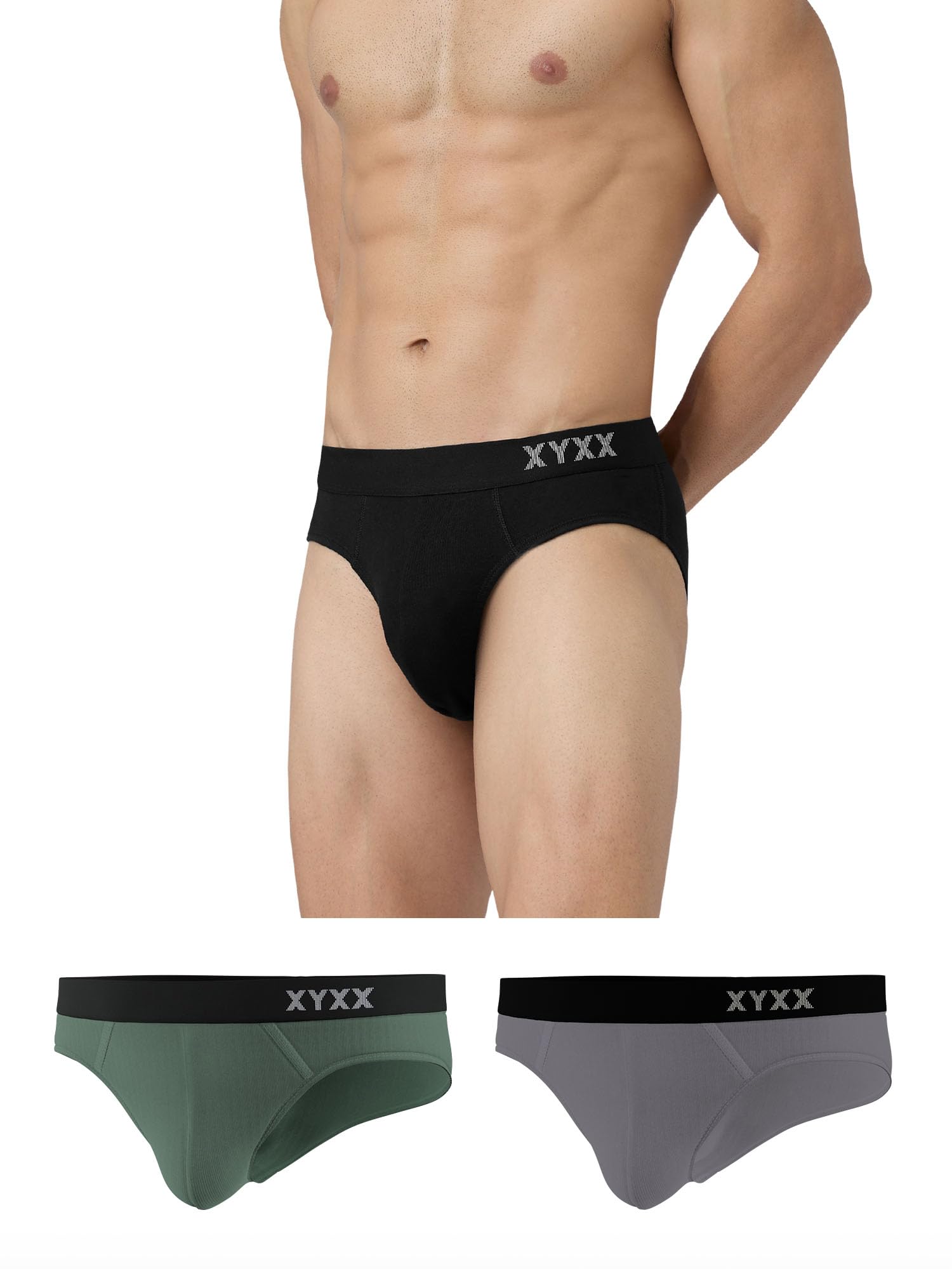 xyxx Men's Cotton Regular Solid Brief-picture-34