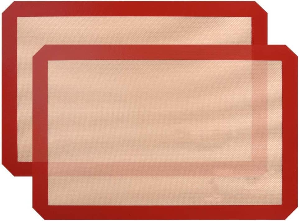 YYZP Silicone Baking Sheets, Silicone Mats for Worktops NonStick Non