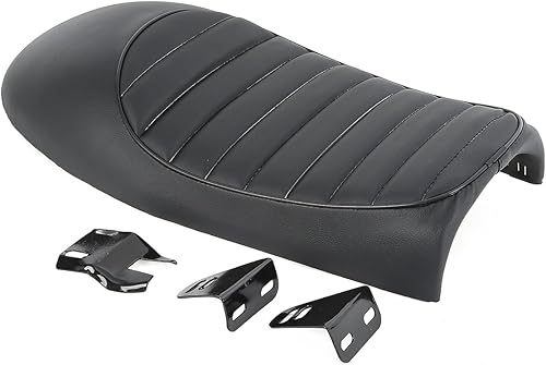 SLMOTO Motocicleta plana y joroba sillĂn Cafe Racer Refit Vintage asiento cojĂn para KZ400 KZ550 K750 Z650 W650 CB100 CB125 CB175 CB200 CB350 CB360 SLMOTO Motocicleta plana y joroba sillĂn Cafe Racer Refit Vintage asiento cojĂn para KZ400 KZ550 K750 Z650 W650 CB100 CB125 CB175 CB200 CB350 CB360