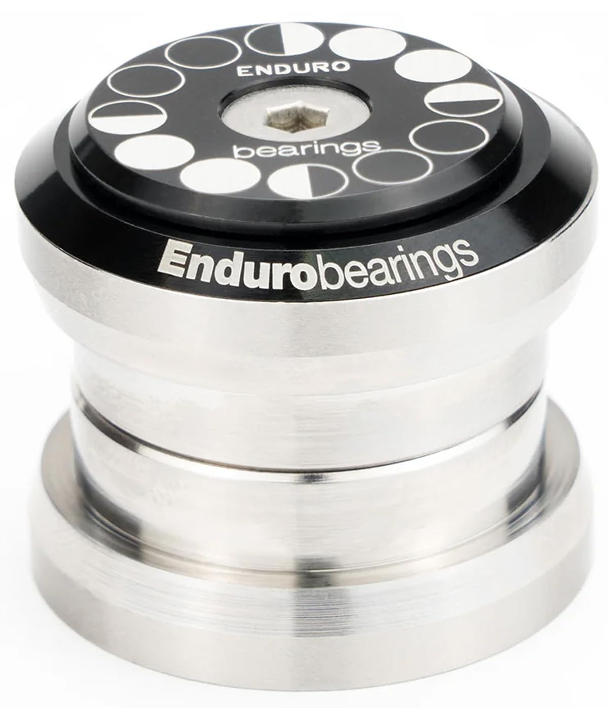 Enduro Bearings Steuersatz Außen 1-1/8" - Edelstahl 440C, Winkelkontaktlager