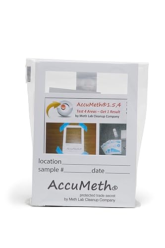 Miniatura 2 de Kit de prueba de detección de residuos de metanfetamina de 1,5,4 partes para hogares | Estándar legal de 1,5 µg/15.5 in² (paquete de 1)