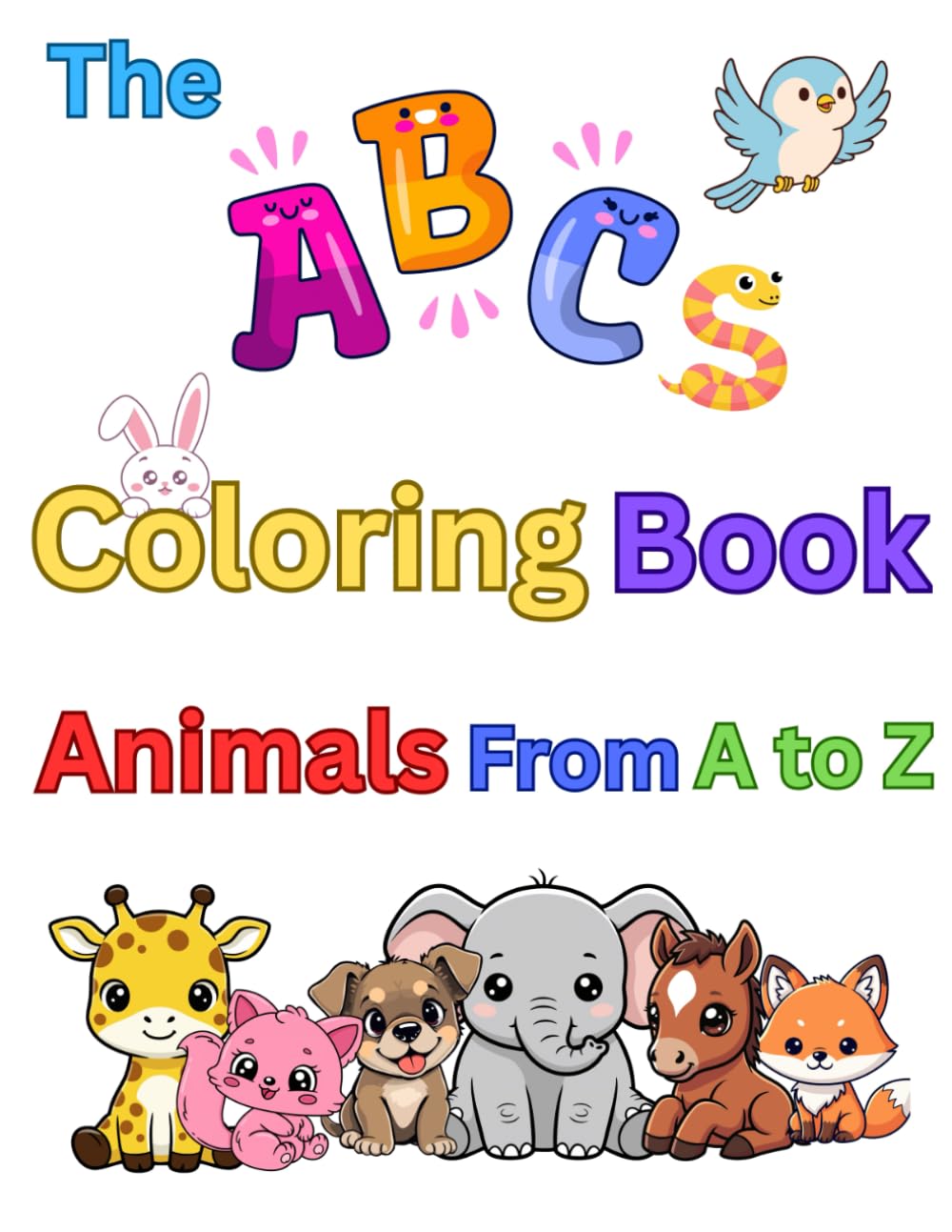 The ABC Animals Coloring Book: Fun A to Z Animal Coloring Book