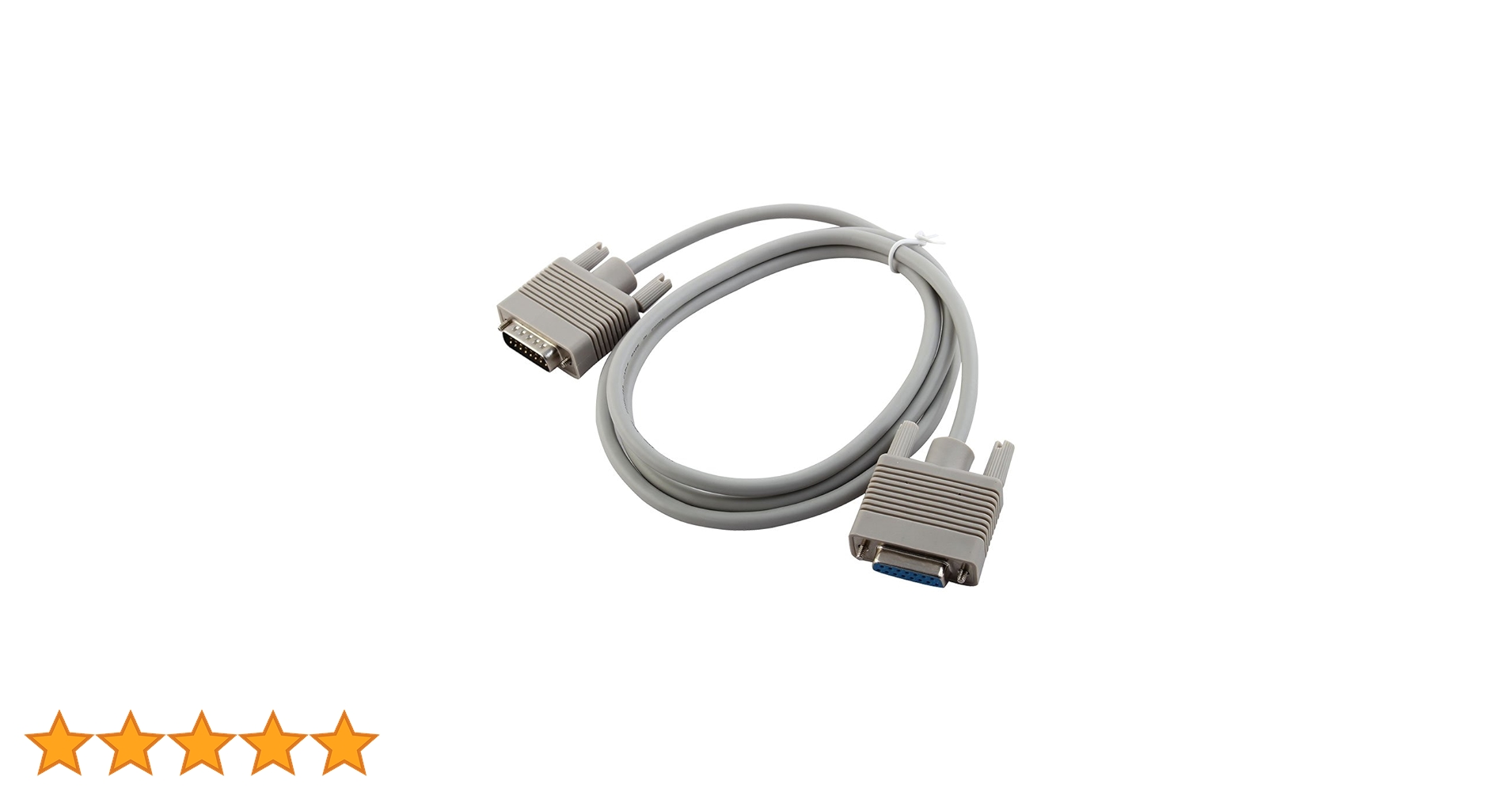 Amazon | uxcell 1.5m DB15 15ピン オス - メス コネクタ シリアル延長