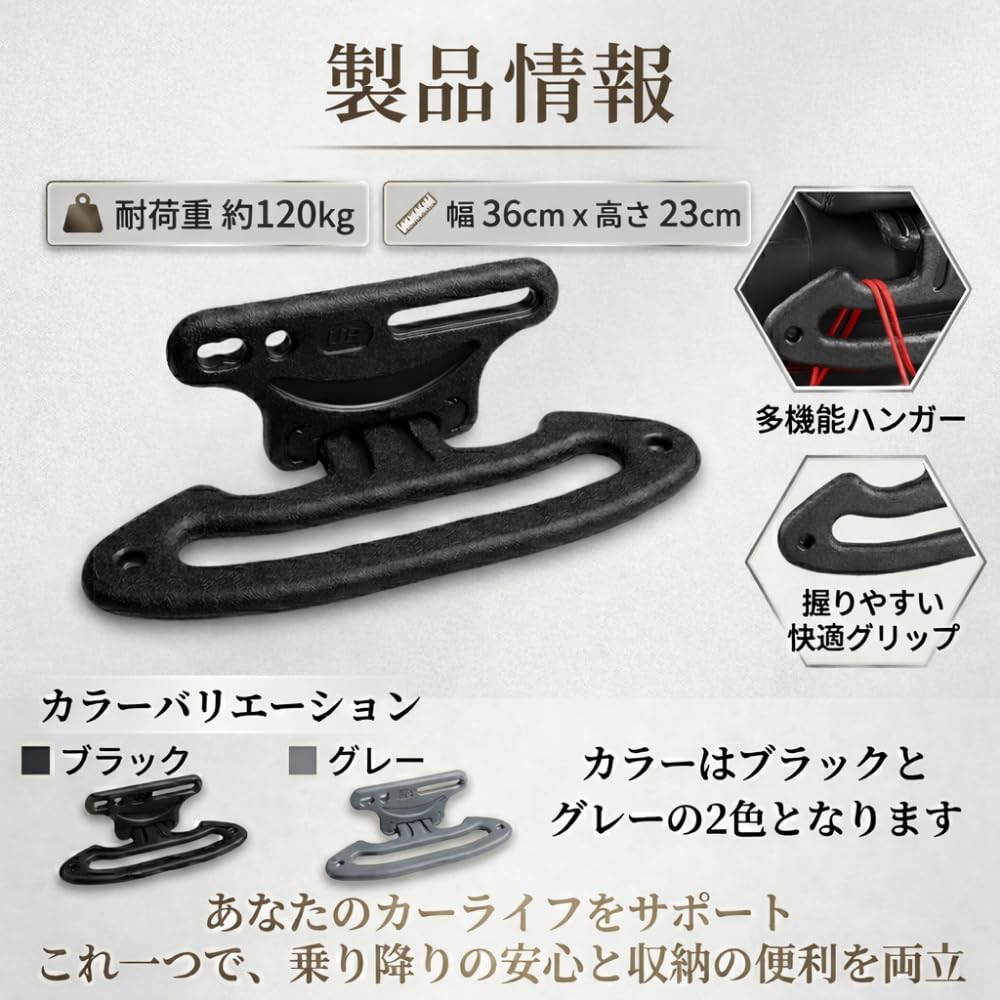 Amazon | ideastore アシストグリップ ヘッドレスト 車 手すり 乗降