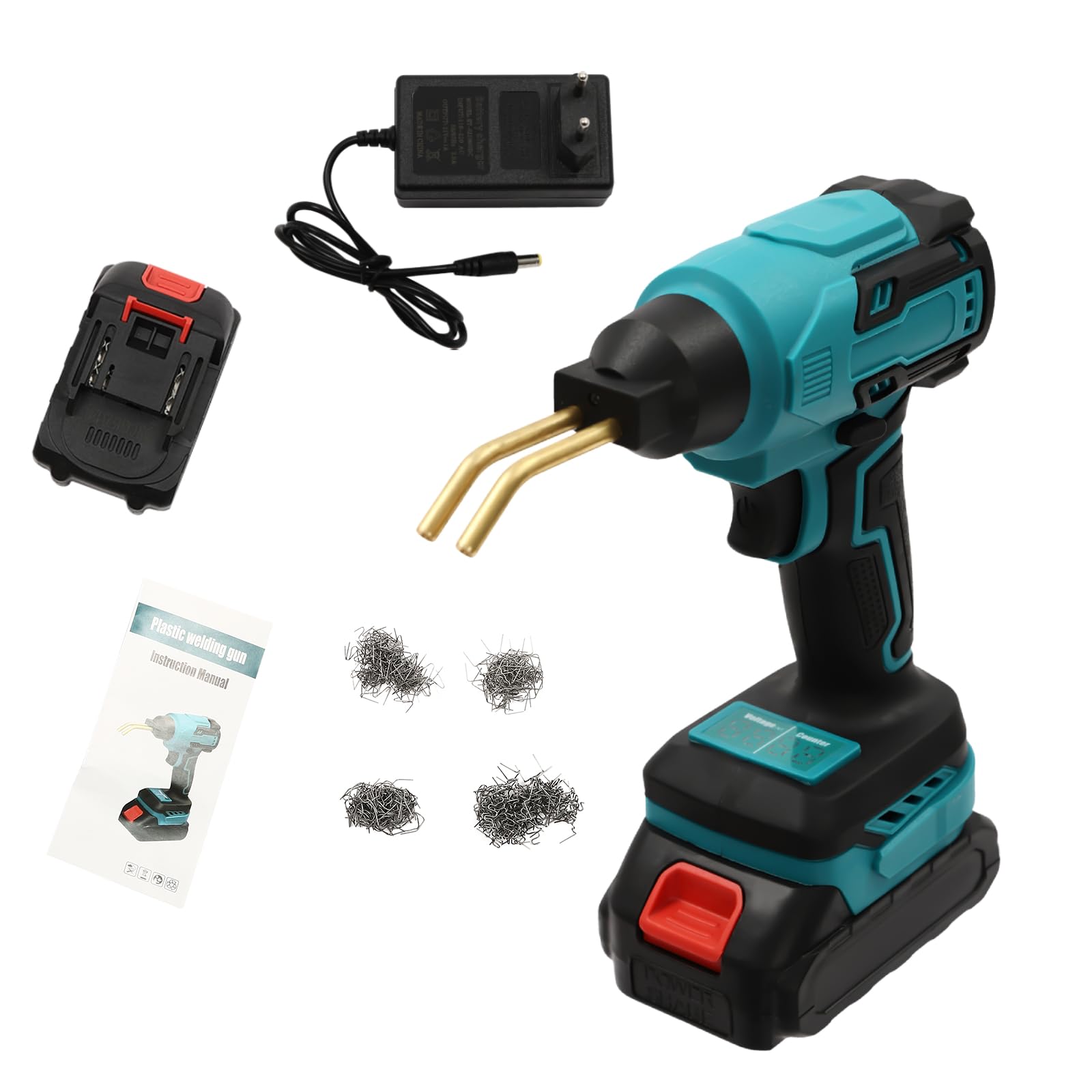 Soldadora de plástico para reparación de grietas de parachoques de coche, soldadora de plástico inalámbrica, soldadora manual para soldadura de plástico, máquina de reparación para parachoques de