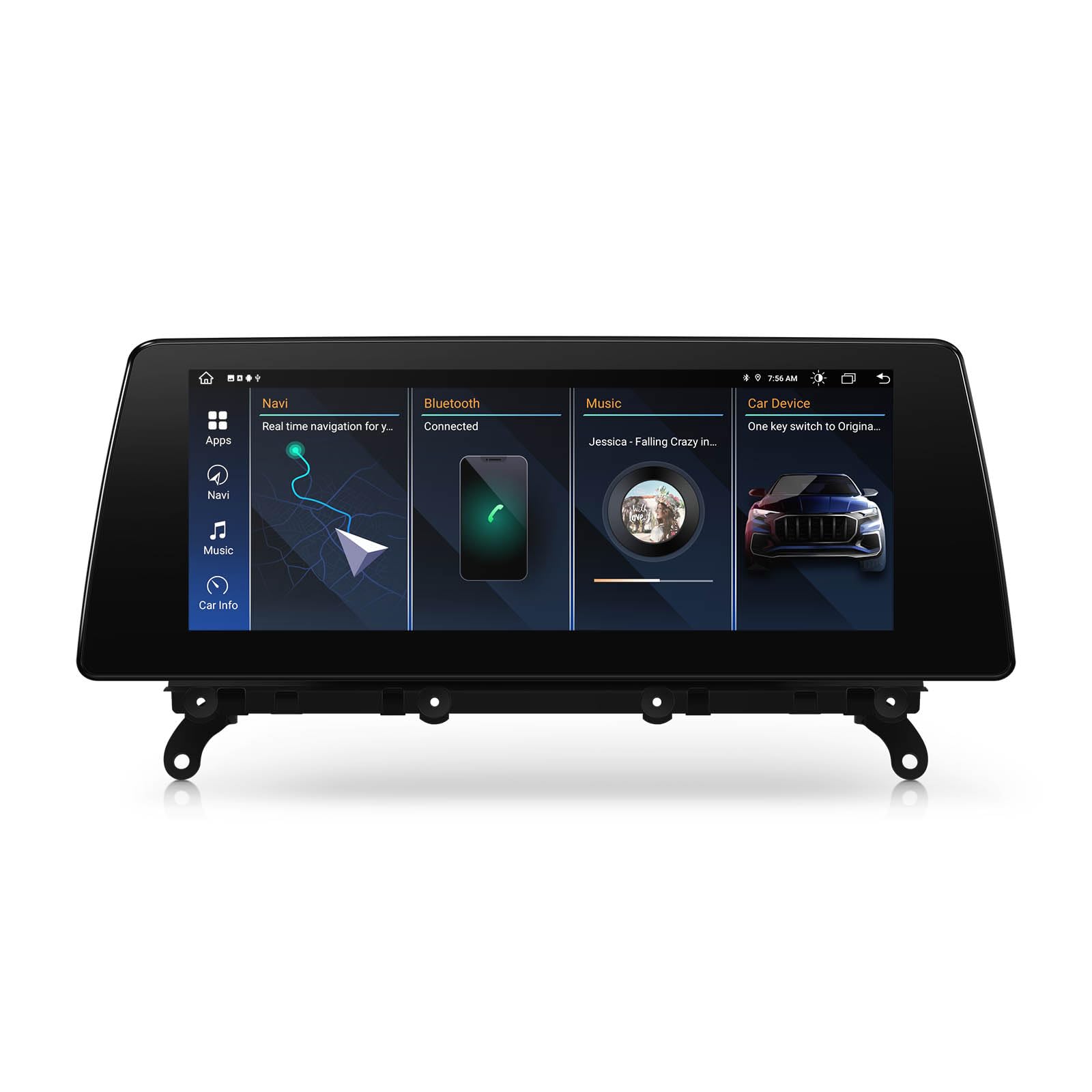 XTRONS10.25 Inch IPS Touch Screen Car Stereo for BMW X3 F25 CIC 2011-2013, Android 13 Radio GPS Navigation for Car, Octa Core 8GB RAM 128GB ROM, Car Play Android Auto DSP 4G LTE 5Ghz WiFi